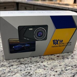 BX50 Dual Lens Vehicle DVR - Black